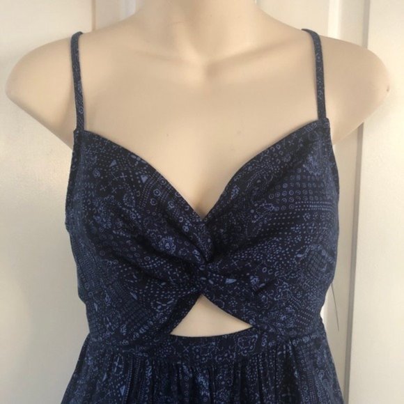 Arizona Jean Company Pants - FLASH SALE item!! NWT BOHEMIAN BLUE ROMPER W/ POCKETS AND CUTOUTS